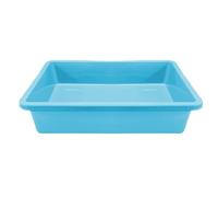Optimal Products Large Oven Rack & Grill Soaking Cleaning Tray Industrial Grade Polypropylene 55 x 40 cm UK (Teal)