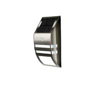 Optimal Products Solar Decking Motion Sensor Garden Lights Wall Patio Fence Waterproof LED Light Post Lights Dec Lights Stake Lights (Motion Sensor LED Stainless Steel)