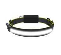 OPTIMAL VENTURES LITEBAND ACTIV Rechargeable LED Headlamp, 1000 Lumens, 210° Wide Beam, Lightweight No-Bounce Fit, IPX4 Weather Resistant, Black