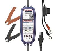 OptiMate 2 Duo 12v Lithium and Lead Acid Automatic Battery Charger Maintainer, Black