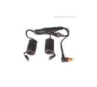 OPTIMATE Adapter motorcycle 90° plug to 2x car socket (No.36)