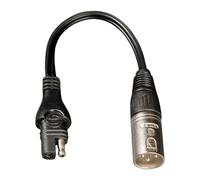 OptiMate Cable XLR Battery Charger Extension Cord, L=6ft (180cm), SAE to SAE connectors with in-line Waterproof Seal, Rated 18AWG SPT2-W, -40 to 105C/221F deg, 7A max