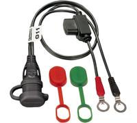 Optimate Charger Fused Battery Cord with 5/16 M8 Ring Terminals SAE O-11