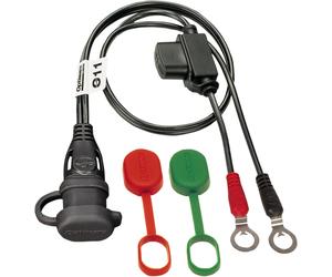 Optimate Charger Fused Battery Cord with 5/16 M8 Ring Terminals SAE O-11