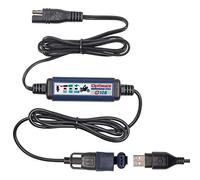 OPTIMATE USB 3,3A charging cable with SAE plug/USB socket