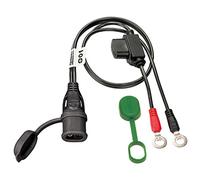 OPTIMATE Waterproof eyelet cable SAE male connector, M6, 5A max.