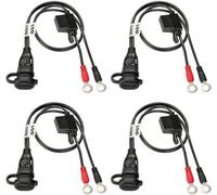 OptiMate O1 SAE Weatherproof Eyelet Lead x4 Pack
