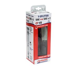 OptiMate O15 SAE Y Splitter Lead Unfused