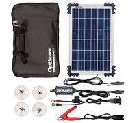 Optimate Solar Duo 10 W Travel Kit, TM522-D1TK, 6-Stage Encapsulated Battery-Friendly 12 V/12.8 V 0.83 A Solar Charger & Maintenance Device