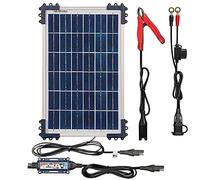 Optimate TecMate Solar with 10 Watt Solar Panel TM524B Solar Impulse Charger Testing & Maintenance Charger for 12 V Batteries, 10 W Solar Panel