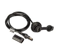 OptiMate Tecmate Cable O-20L, Weatherproof SAE Socket, Front Panel Mount, Black