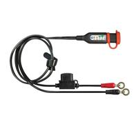 Optimate TecMate Monitor O-128, Permanent Battery Lead with Integrated Battery Status/Charging System Monitor for 12 V Lead Batteries