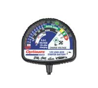Optimate TecMate TS130 Tester, Charge Level Tester, All 12V Lead-Acid Batteries, Black