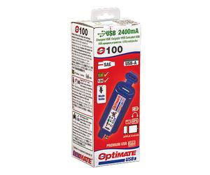Optimate USB Fast Charger Adaptor For Phones 2400mA,Sat Nav iPhone O-100