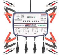 OptiMate2 DUO x 4-BANK, 2A Battery Charger & Maintainer for all 12/12.8V Cars, Motorcycles and Powersport Batteries