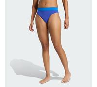 adidas Women's Optime Aqua MID-Waist Bikini Bottom, semi Lucid Blue, 32