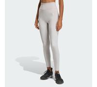 Adidas Optime Essentials Workout Shine 7/8 Leggings White,Grey M Woman