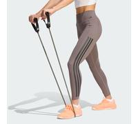 adidas Women's Optime Workout 3-Stripes 7/8 Leggings, charcoal, XXS