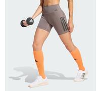 Adidas Optime Workout 3 Stripes 5´´ Short Leggings Grey M Woman