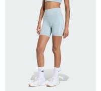 adidas Women's Optime Workout 3-Stripes Short Leggings, Wonder Sage, XXS 6 inch