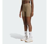 adidas - Women's Optimé Workout 3-Stripes Short Leggings - Leggings size M - Length: 6'', brown