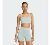 Adidas Optime Workout Medium Impact Sports Bra Grey L Women