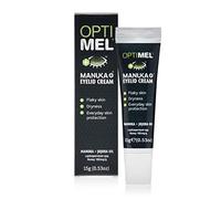 Optimel Manuka Honey Eyelid Cream for Dry Itchy Flaky Skin and Face, 15g | Soothes Eczema and Dermatitis on Lids and Around the Eyes, Pharmaceutical Grade Formula, Moisturises Sore Areas, Daily Use