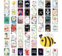Optimised Appreciation Cards With Inspirational Quotes For Employee Wellbeing And Recognition - Motivational Postcards For Encouragement Notes In Workplace And Classroom On Smooth Coated Colourful
