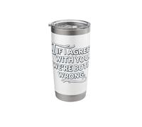 Optimism? I Don’t Know Her Funny Cynical Quote Design Stainless Steel Insulated Tumbler