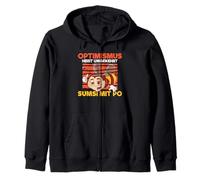 Optimism is the opposite way to Sumsi with Po Zip Hoodie