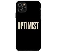 Optimist Bold Text Positive Mindset Motivation Inspiration Case for iPhone 11 Pro Max