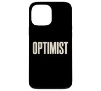 Optimist Bold Text Positive Mindset Motivation Inspiration Case for iPhone 13 Pro Max