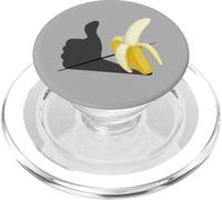 Optimistic Banana Positive Attitude Thumbs Up PopSockets PopGrip for MagSafe