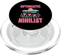 Optimistic Nihilist Existential Philosophy Humor PopSockets PopGrip for MagSafe