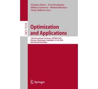 Optimization and Applications : 15th International Conference, OPTIMA 2024, Petrovac, Montenegro, September 16-20, 2024, Revised Selected Papers