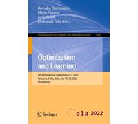 Optimization and Learning : 5th International Conference, OLA 2022, Syracuse, Sicilia, Italy, July 18-20, 2022, Proceedings