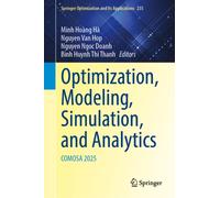 Optimization, Modeling, Simulation, and Analytics : COMOSA 2025