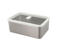 Optimized Dough Rising Box Featuring Lid Transparency Index Matched to Visual Acuity Needs and Bottom Texture Depth Calibration (1500ml)