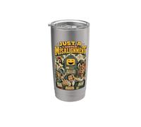 Optimizer 3000 Misalignment Chaos Robot Humor Stainless Steel Insulated Tumbler