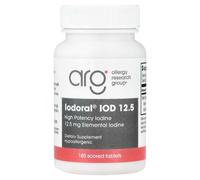 Optimox Iodoral 12.5mg Iodine 180 Tablets High Potency Thyroid Support Scored