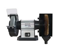 Optimum 8" Bench Grinder GU20B 200mm Wire Wheel 600W OPTI-Grind