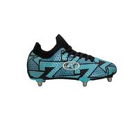 Optimum Aztec 6 Stud Rugby Boots Superior Mobility & Precision | Lightweight Comfort | Secure Fit | Enhanced Traction for Agile Movement JNR Sizes 2 Blue