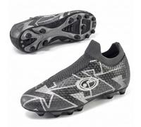 Optimum Aztec Astro Trainers - Lightweight, High-Performance Football Boots with Enhanced Traction and Precision Control for Grass, Playground, and 4G Pitches - Grey - 5