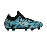 Optimum Aztec Lace-Up Hybrid Football & Rugby Boots Blue