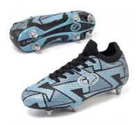 Optimum Aztec Soft Ground (SG) Rugby Boots with Screw-in Metal Studs Blue