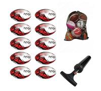 Optimum Bulk Razor Rugby Ball Red - size 5-10 Pack