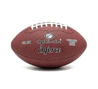 Optimum Enforce American Football Ball - Official Size Training Ball with Tyre Grip Surface, Durable Rubber Construction for All-Weather Practice & Match Play