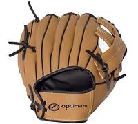 Optimum Extreme Baseball Glove - Deep Pocket and Easy Break-In - Cushioned Palm and Index Finger - Added Comfort and Wrist Protection - Left hand Catcher’s Mitt - Senior