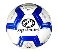 Optimum Football Ball Size 4 - Matrix All-Weather Training & Match Soccer Ball, Soft-Touch Durable PVC, Even Pressure, UV-Resistant, Ideal for Grass, Astro Turf & Hard Grounds
