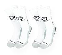 Optimum Football Grip Socks - Moisture-Wicking, Breathable, Cushioned for Ultimate Comfort & Hygiene - Ideal for Rugby, Running, Hiking - White